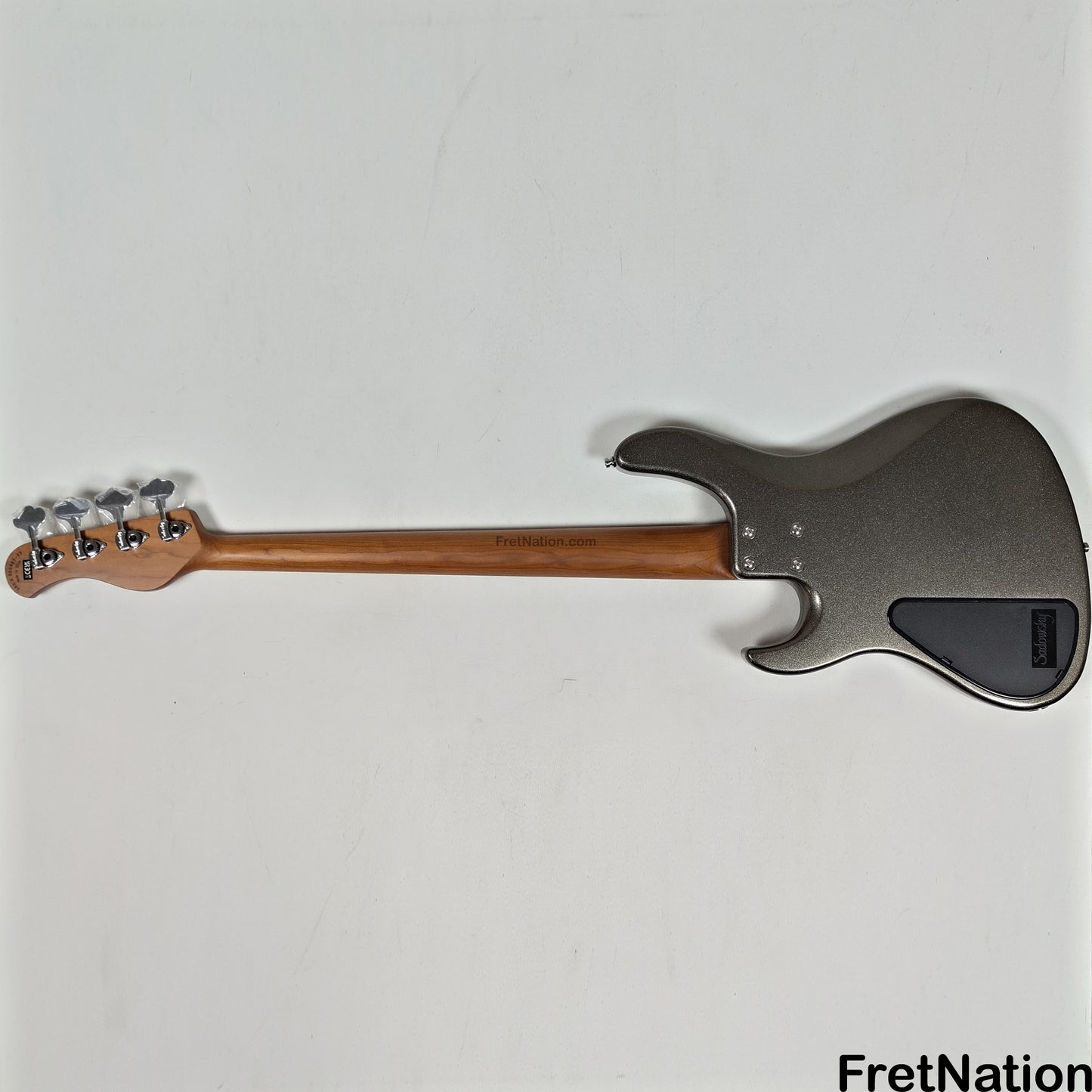 Sadowsky Sadowsky MetroExpress 24MS4 4-String Modern Bass - Solid Silver Metallic High Polish w/ Maple Fingerboard 8.40lbs - 000903-25