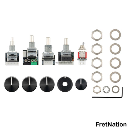 Sadowsky Sadowsky Onboard Bass Preamp w/ Mid Boost - 4-Knob System Active w/ VTC - No Control Plate - MB4F