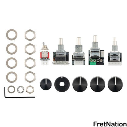 Sadowsky Sadowsky Onboard Lefthand Bass Preamp w/ Mid Boost - 4-Knob System Active w/ VTC - No Control Plate - MB4FL