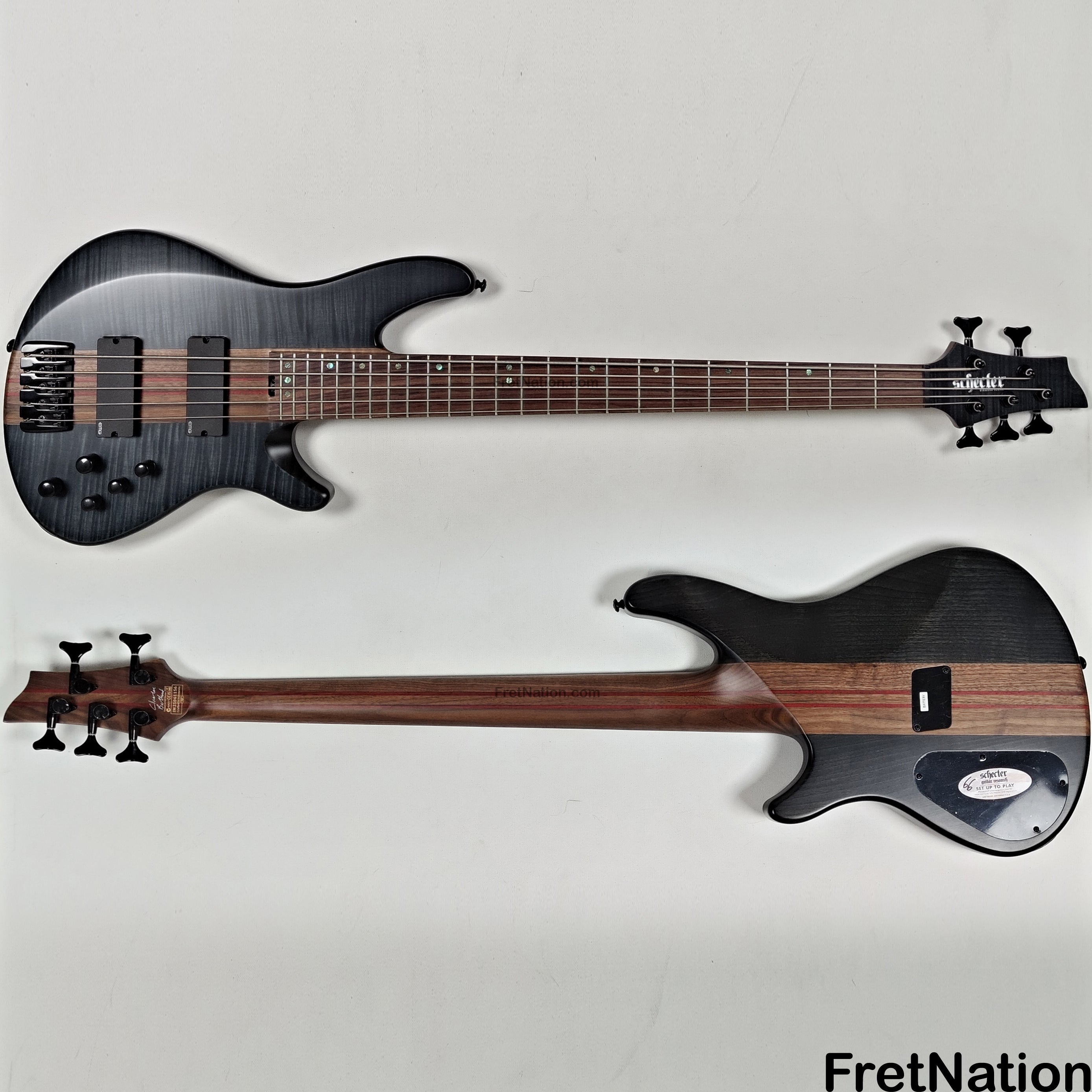 Schecter Charles Berthoud CB-5 5-String Bass EMG 40HZ - 9.52lbs