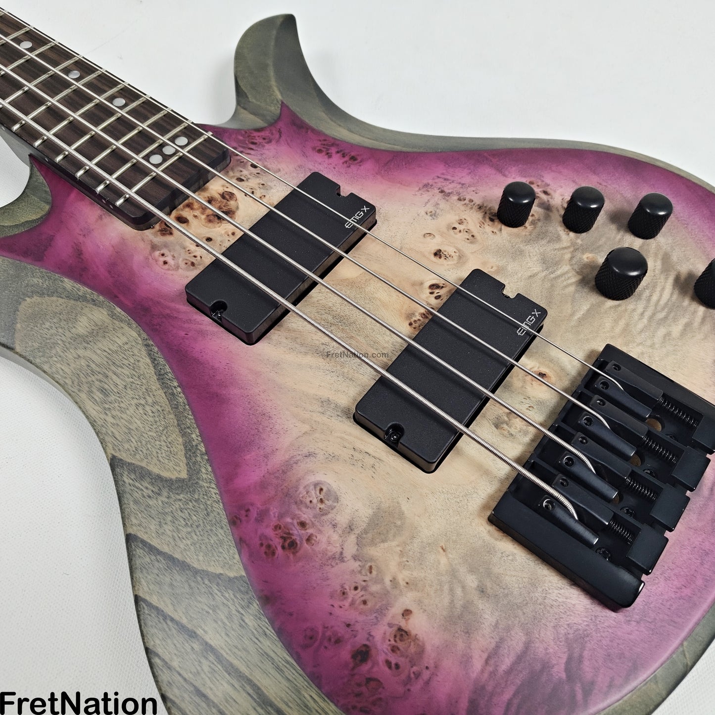 Fret Nation Schecter Riot-4 Aurora Burst 4-String Bass EMG PJX-CS - 8.62lbs IW24100179