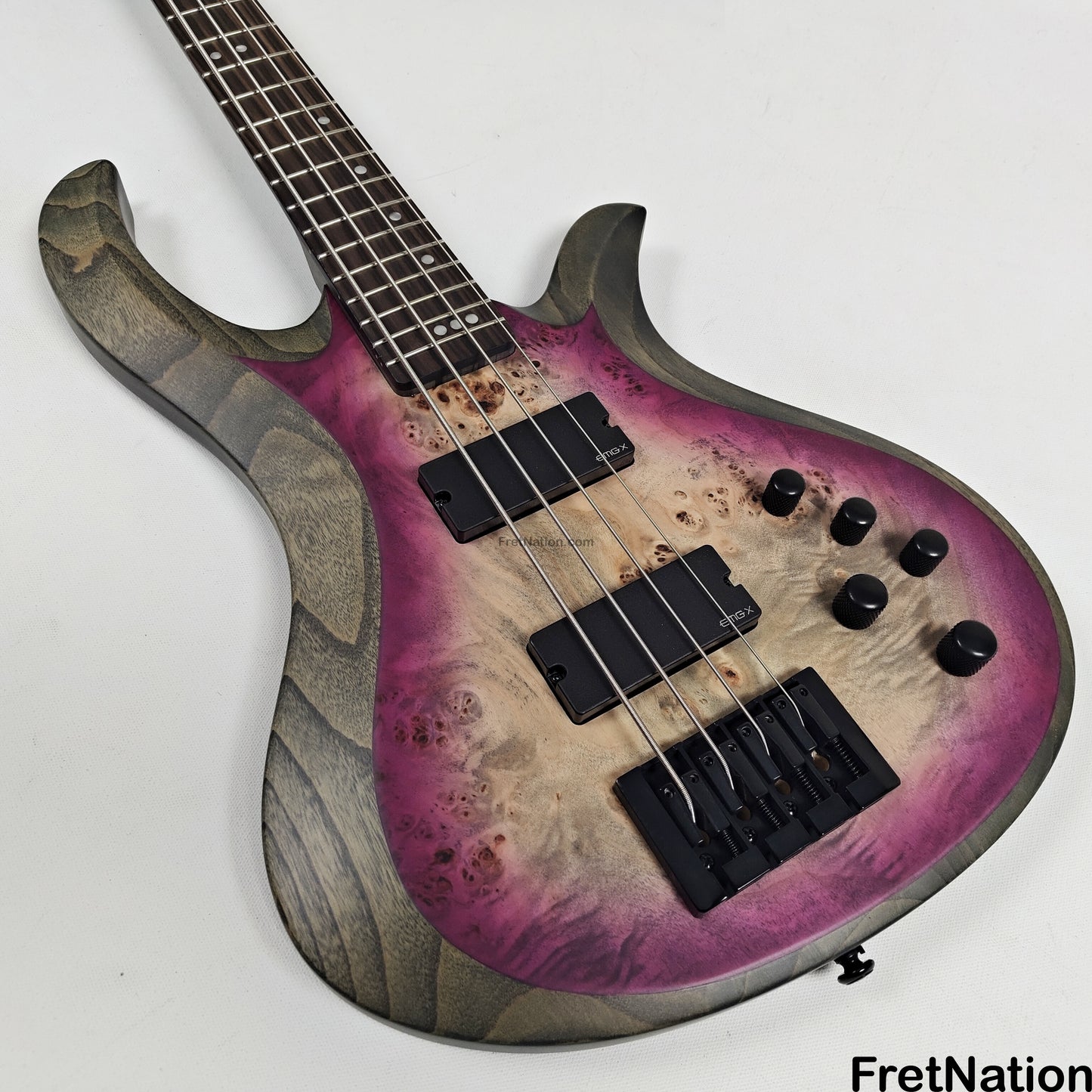 Fret Nation Schecter Riot-4 Aurora Burst 4-String Bass EMG PJX-CS - 8.62lbs IW24100179