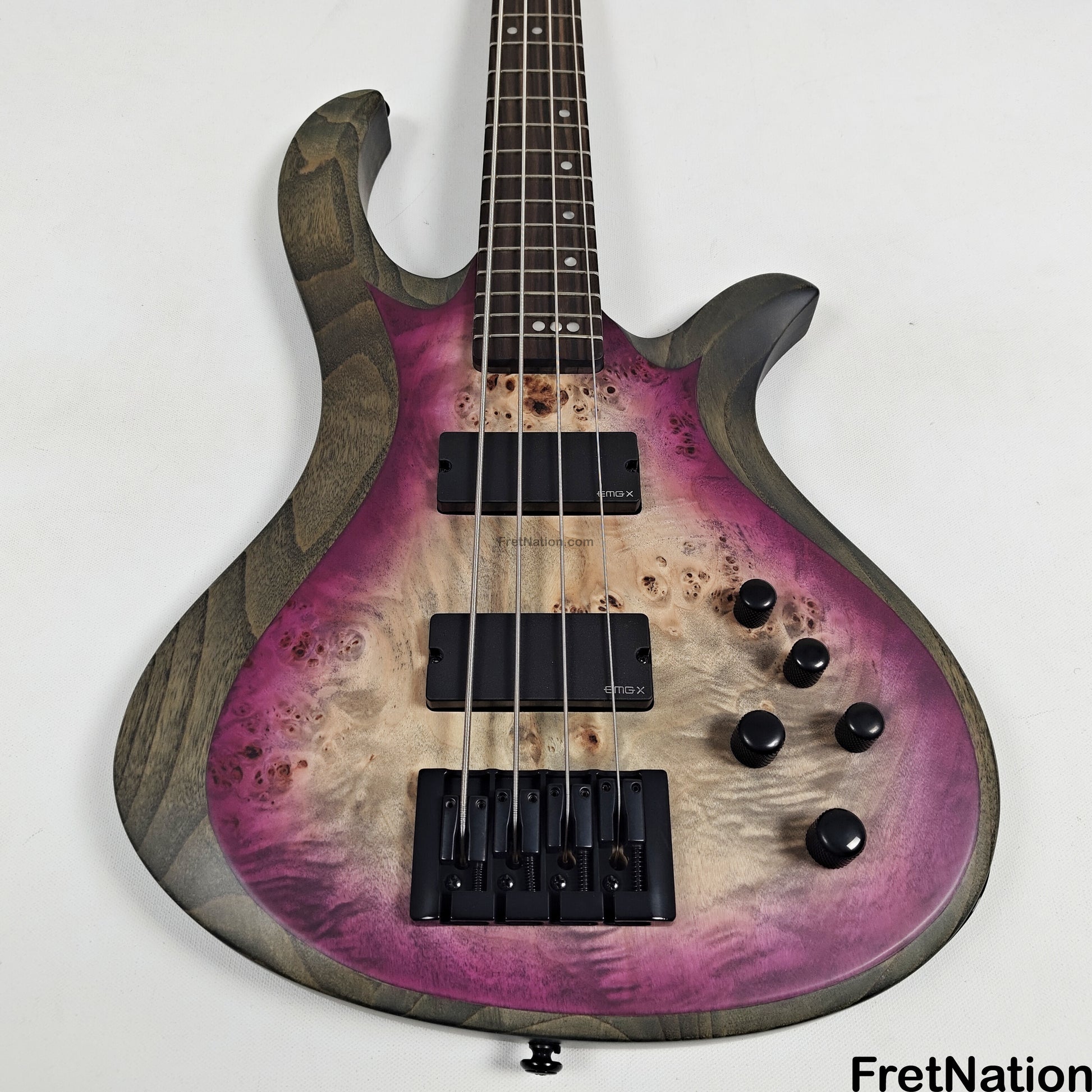Fret Nation Schecter Riot-4 Aurora Burst 4-String Bass EMG PJX-CS - 8.62lbs IW24100179