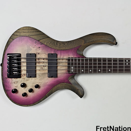 Schecter Guitar Research Schecter Riot-5 Aurora Burst 5-String Bass EMG PJX-CS - 9.22lbs IW24100613