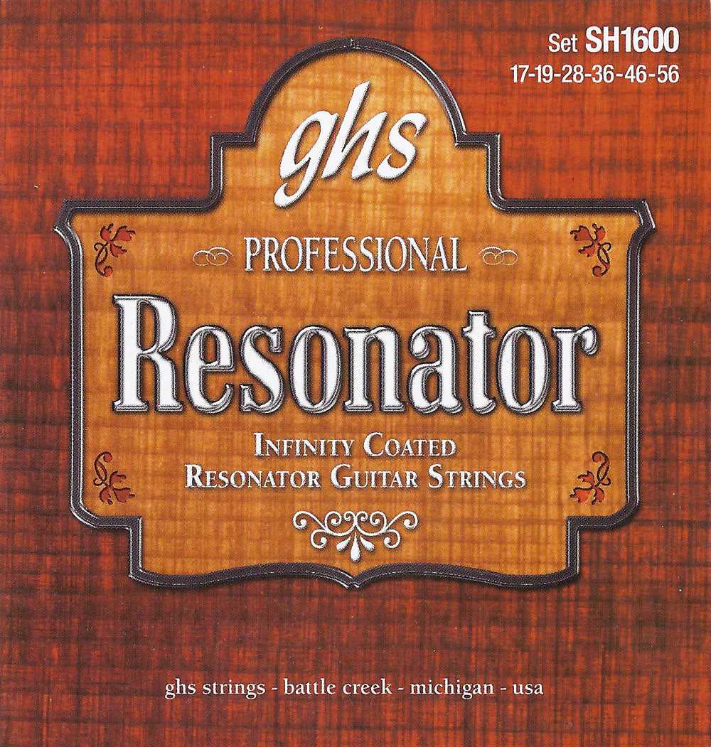 GHS Strings GHS Infinity Coated Bronze Resonator Guitar 06-String Set - 17-56 Regular SH1600