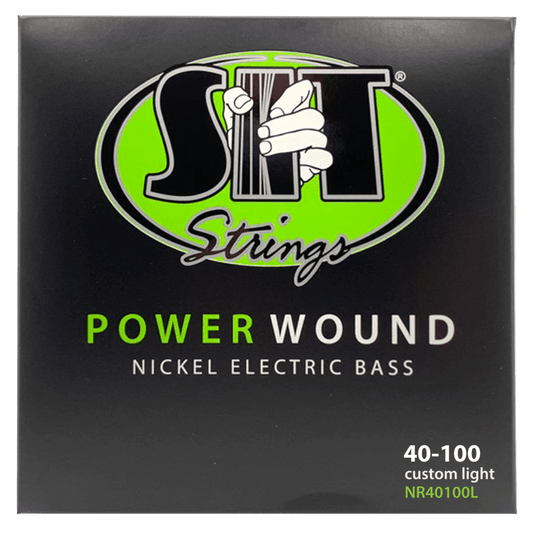 SIT Strings SIT Powerwound Nickel Bass String Long Scale Set - 4-String 40-100 NR40100L