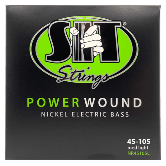 SIT Strings SIT Powerwound Nickel Bass String Long Scale Set - 4-String 45-105 NR45105L