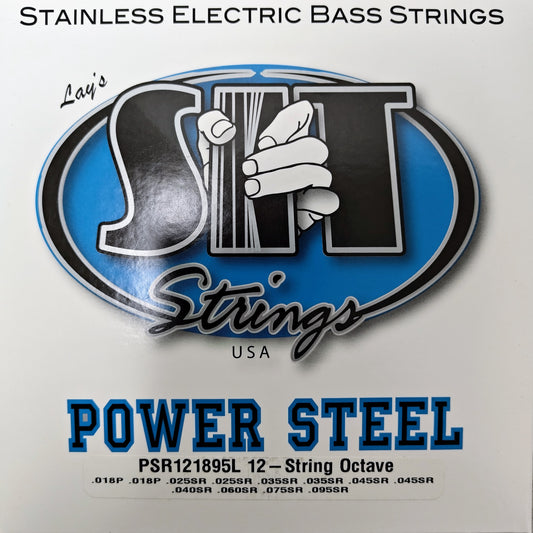 SIT Strings SIT Power Steel Stainless Bass String Long Scale Set - 12-String 18-95 PSR121895L