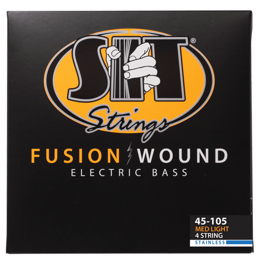 SIT Strings SIT Fusion Wound Stainless Bass String Long Scale Set - 4-String 45-105 SRB45105L