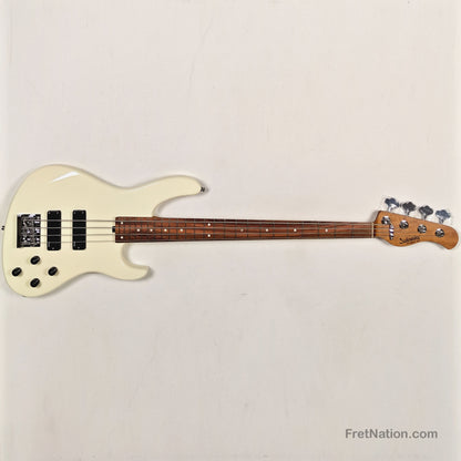 Sadowsky MetroExpress 24MS4 4-String Modern Bass Solid Olympic White High Polish w/ Morado Fingerboard 8.20lbs #0690-25 Blemish
