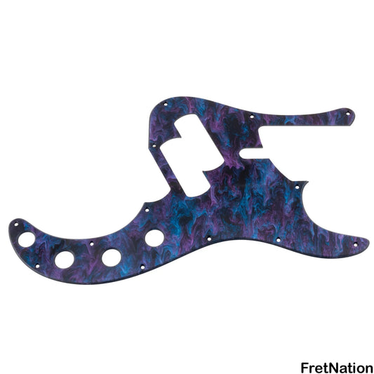 Dingwall Dingwall SP1 Pickguard Blue-Purple Melt - 5-String - PG-SP1-5-BPM