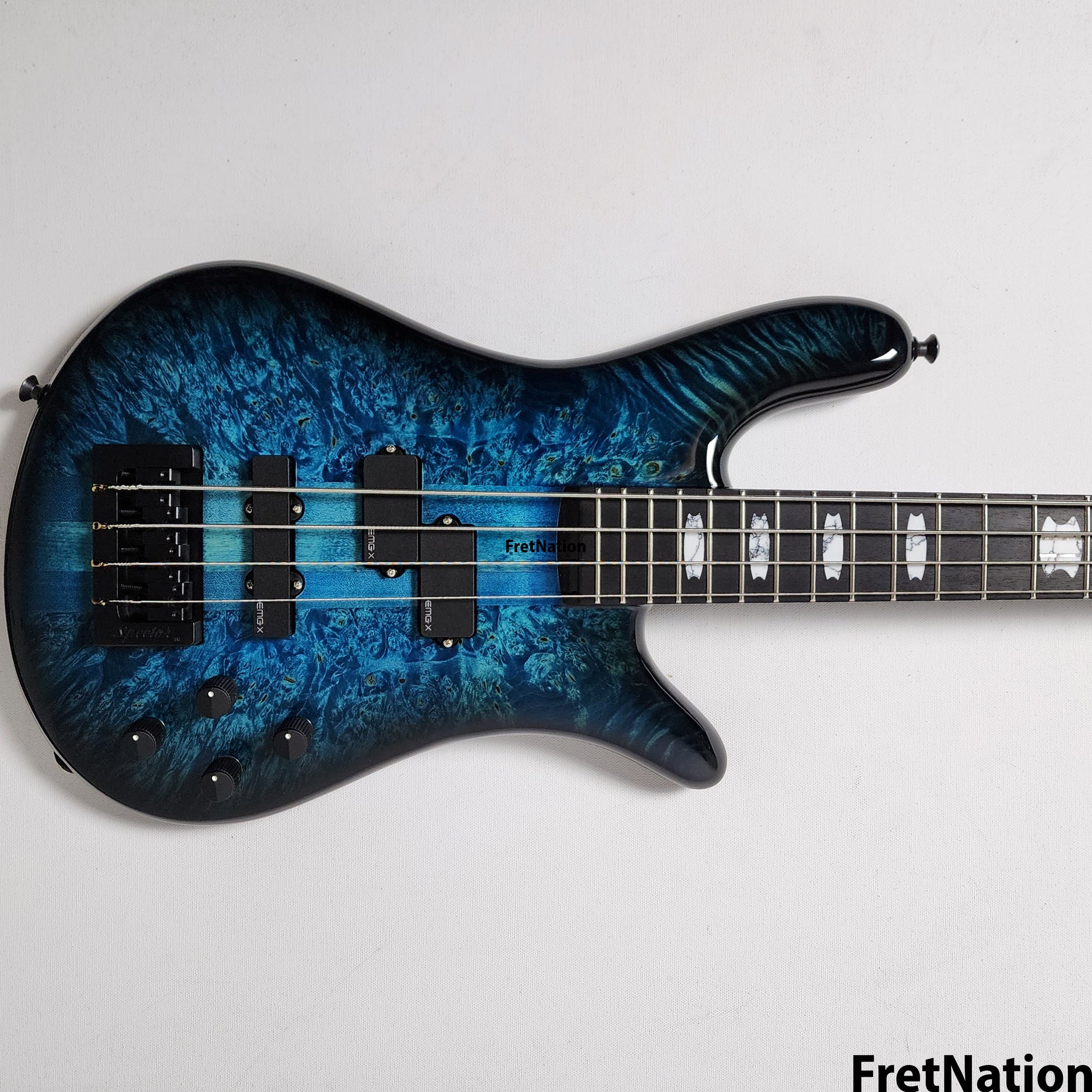 Spector Spector USA New Era NS-2 Narrow 4-String Bass Blue Inferno #1629 8.48lbs