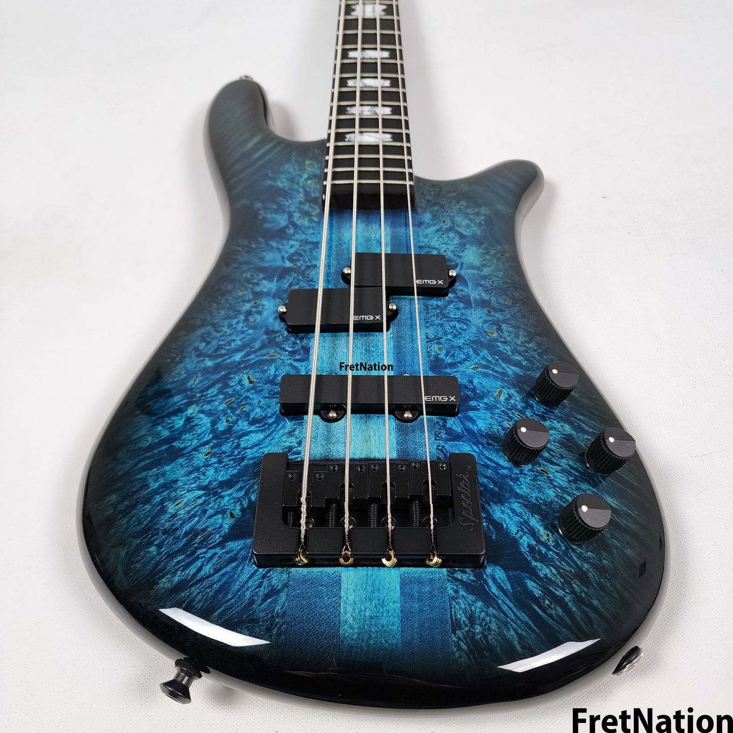 Spector Spector USA New Era NS-2 Narrow 4-String Bass Blue Inferno #1629 8.48lbs