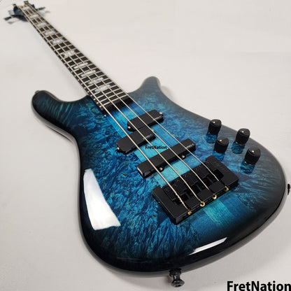 Spector Spector USA New Era NS-2 Narrow 4-String Bass Blue Inferno #1629 8.48lbs