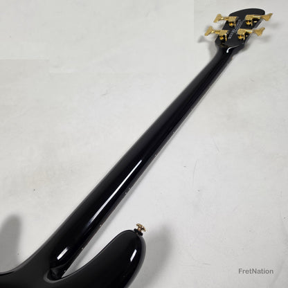 Spector Spector Icon NS-2 Neck-Thru 4-String Bass Black & Blue 7.80bs ICONNS2BLKBL CI26051780