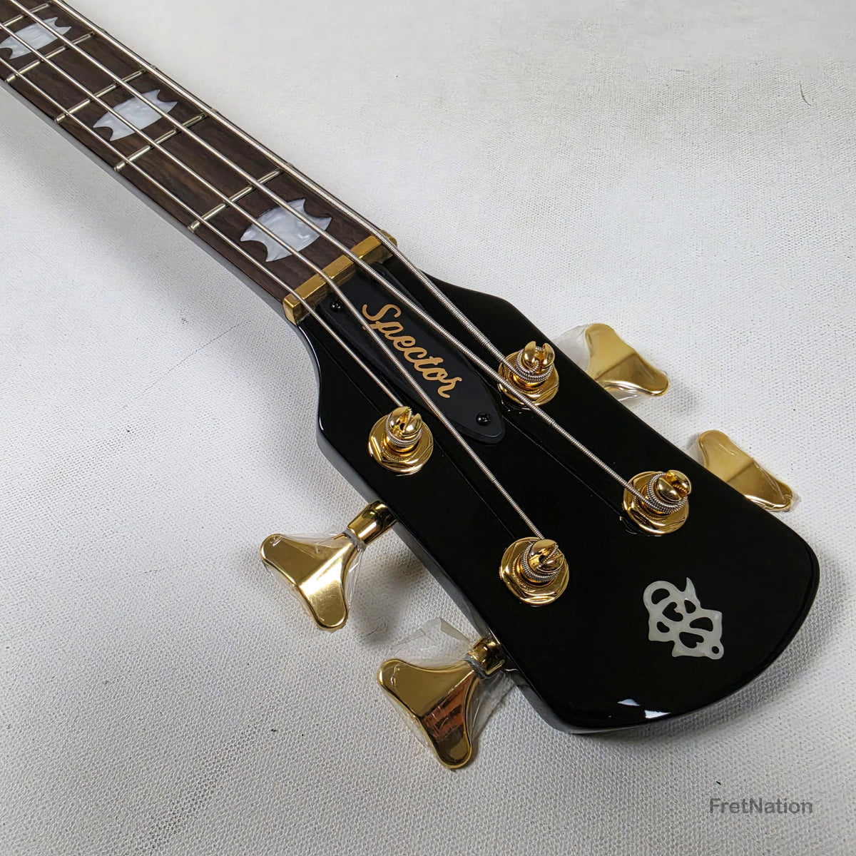 Spector Spector Icon NS-2 Neck-Thru 4-String Bass Black & Blue 7.80bs ICONNS2BLKBL CI26051780