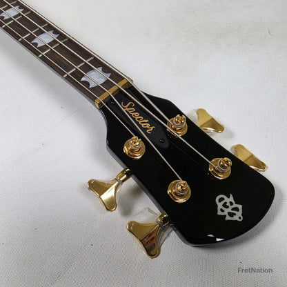 Spector Spector Icon NS-2 Neck-Thru 4-String Bass Black & Blue 7.80bs ICONNS2BLKBL CI26051780