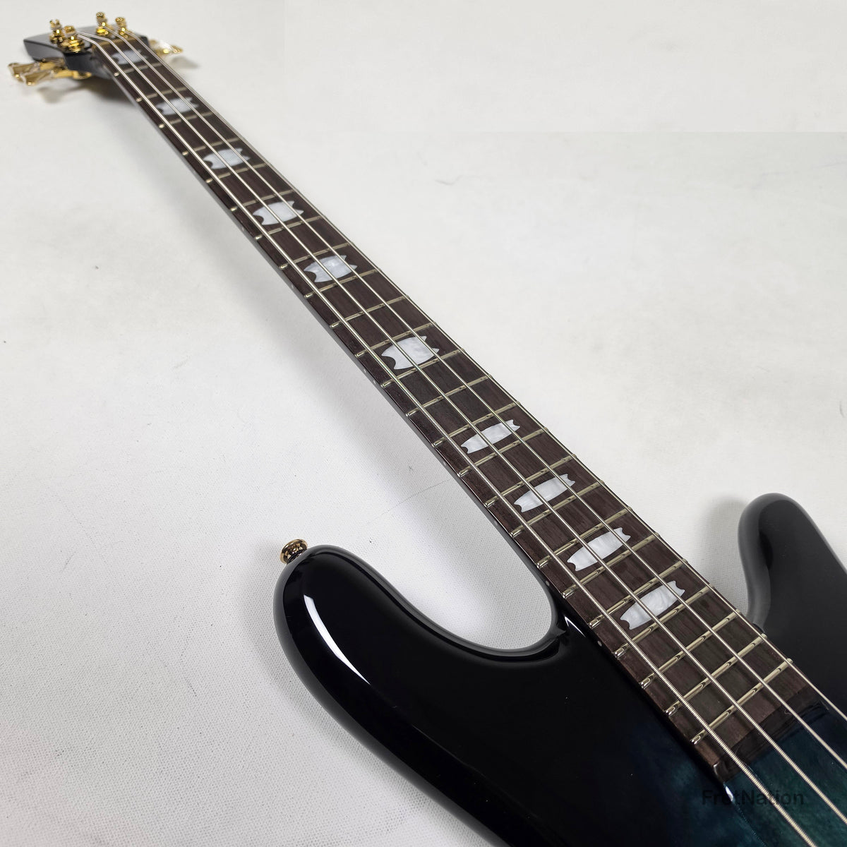 Spector Spector Icon NS-2 Neck-Thru 4-String Bass Black & Blue 7.80bs ICONNS2BLKBL CI26051780