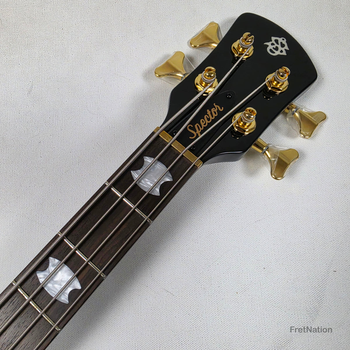 Spector Spector Icon NS-2 Neck-Thru 4-String Bass Black & Blue 7.80bs ICONNS2BLKBL CI26051780
