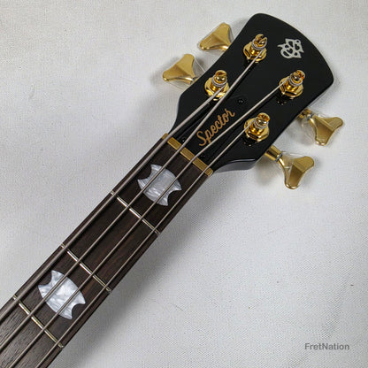 Spector Spector Icon NS-2 Neck-Thru 4-String Bass Black & Blue 7.80bs ICONNS2BLKBL CI26051780