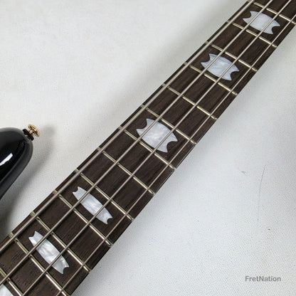 Spector Spector Icon NS-2 Neck-Thru 4-String Bass Black & Blue 7.80bs ICONNS2BLKBL CI26051780