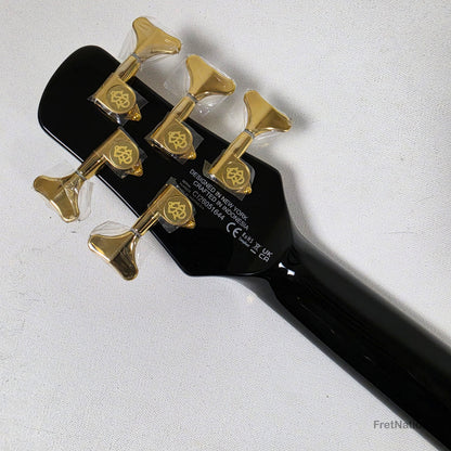 Spector Spector Icon NS-5 Neck-Thru 5-String Bass Black & Blue 9.72bs ICONNS5BLKBL CI26051644