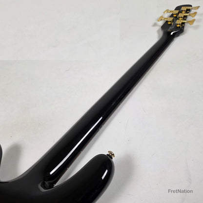 Spector Spector Icon NS-5 Neck-Thru 5-String Bass Black & Blue 9.72bs ICONNS5BLKBL CI26051644