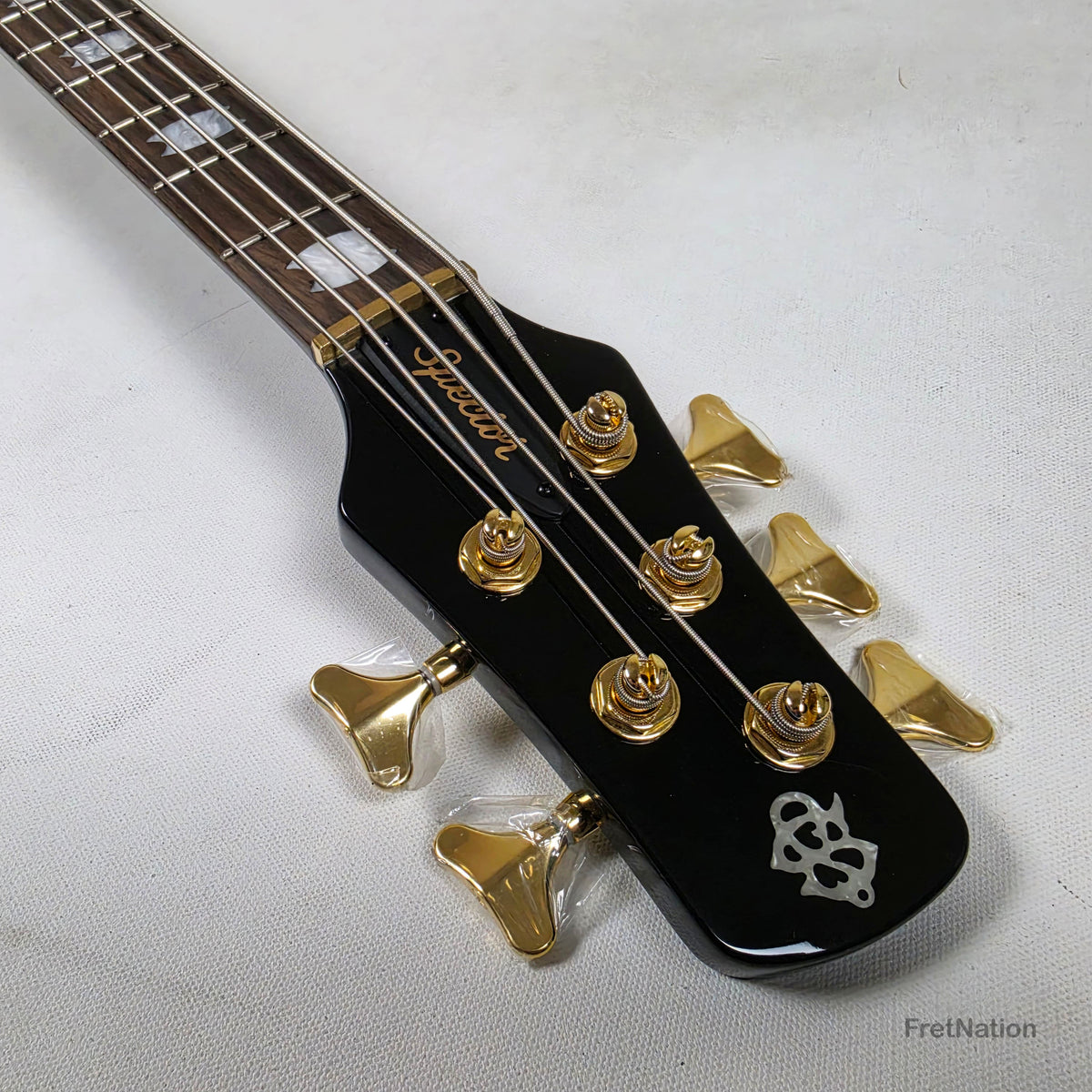 Spector Spector Icon NS-5 Neck-Thru 5-String Bass Black & Blue 9.72bs ICONNS5BLKBL CI26051644