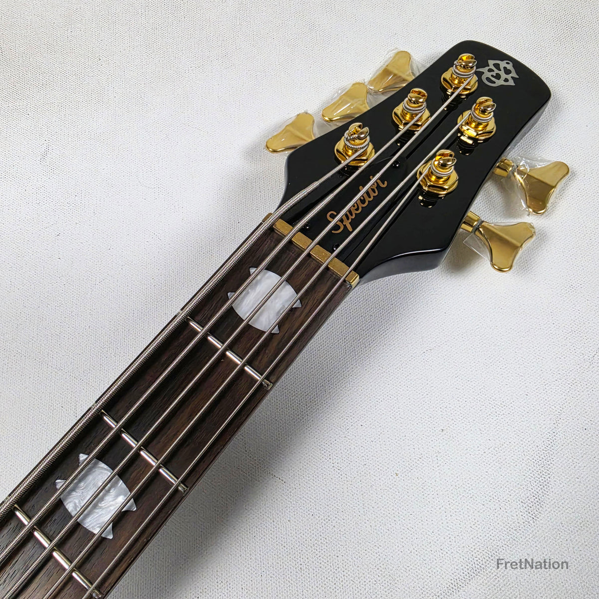 Spector Spector Icon NS-5 Neck-Thru 5-String Bass Black & Blue 9.72bs ICONNS5BLKBL CI26051644