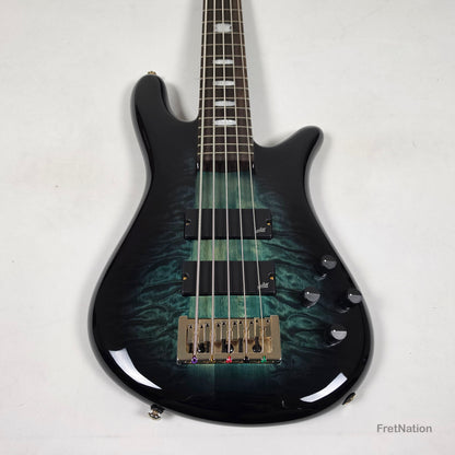 Spector Spector Icon NS-5 Neck-Thru 5-String Bass Black & Blue 9.72bs ICONNS5BLKBL CI26051644