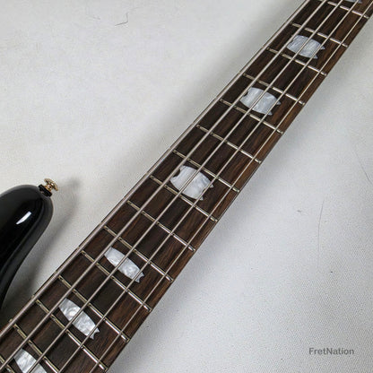 Spector Spector Icon NS-5 Neck-Thru 5-String Bass Black & Blue 9.72bs ICONNS5BLKBL CI26051644