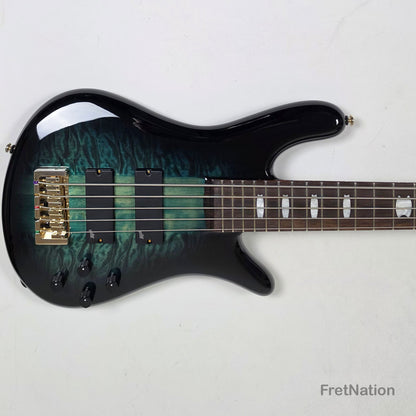 Spector Spector Icon NS-5 Neck-Thru 5-String Bass Black & Blue 9.72bs ICONNS5BLKBL CI26051644