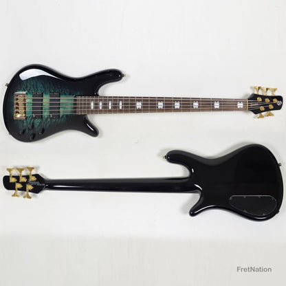 Spector Spector Icon NS-5 Neck-Thru 5-String Bass Black & Blue 9.72bs ICONNS5BLKBL CI26051644