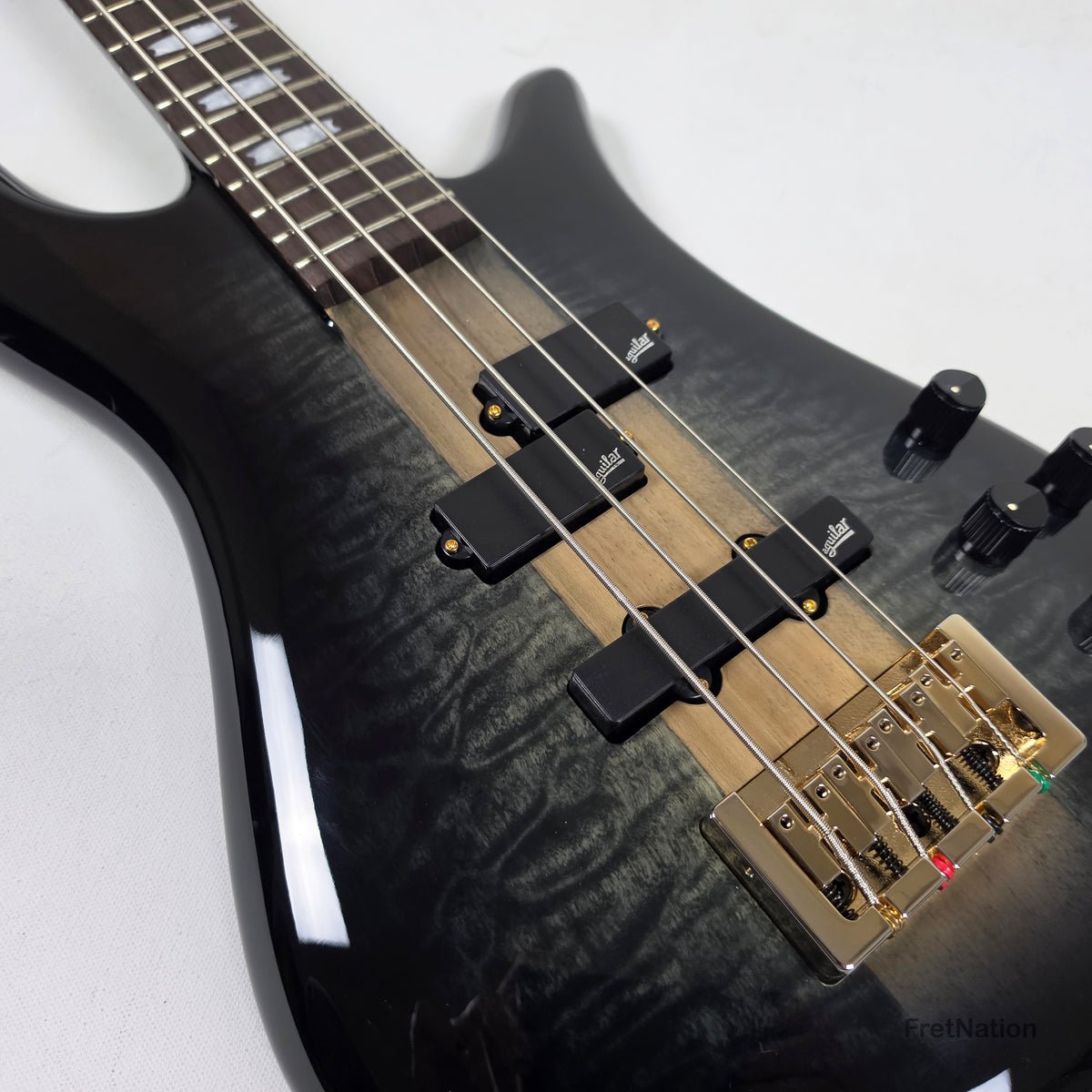 Spector Spector Icon NS-2 Neck-Thru 4-String Bass Black Stain 8.05lbs ICONNS2BLKS CI26051845