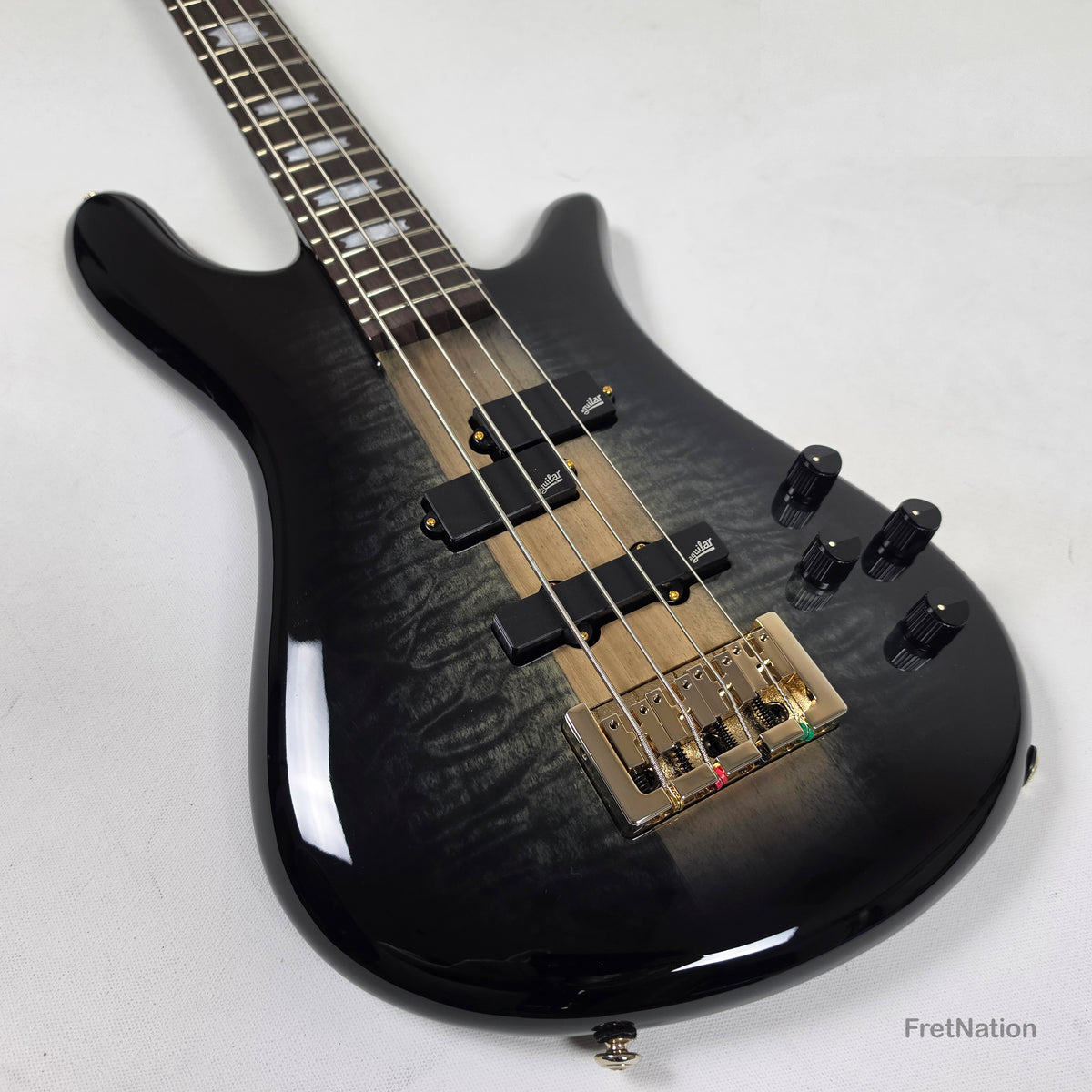 Spector Spector Icon NS-2 Neck-Thru 4-String Bass Black Stain 8.05lbs ICONNS2BLKS CI26051845