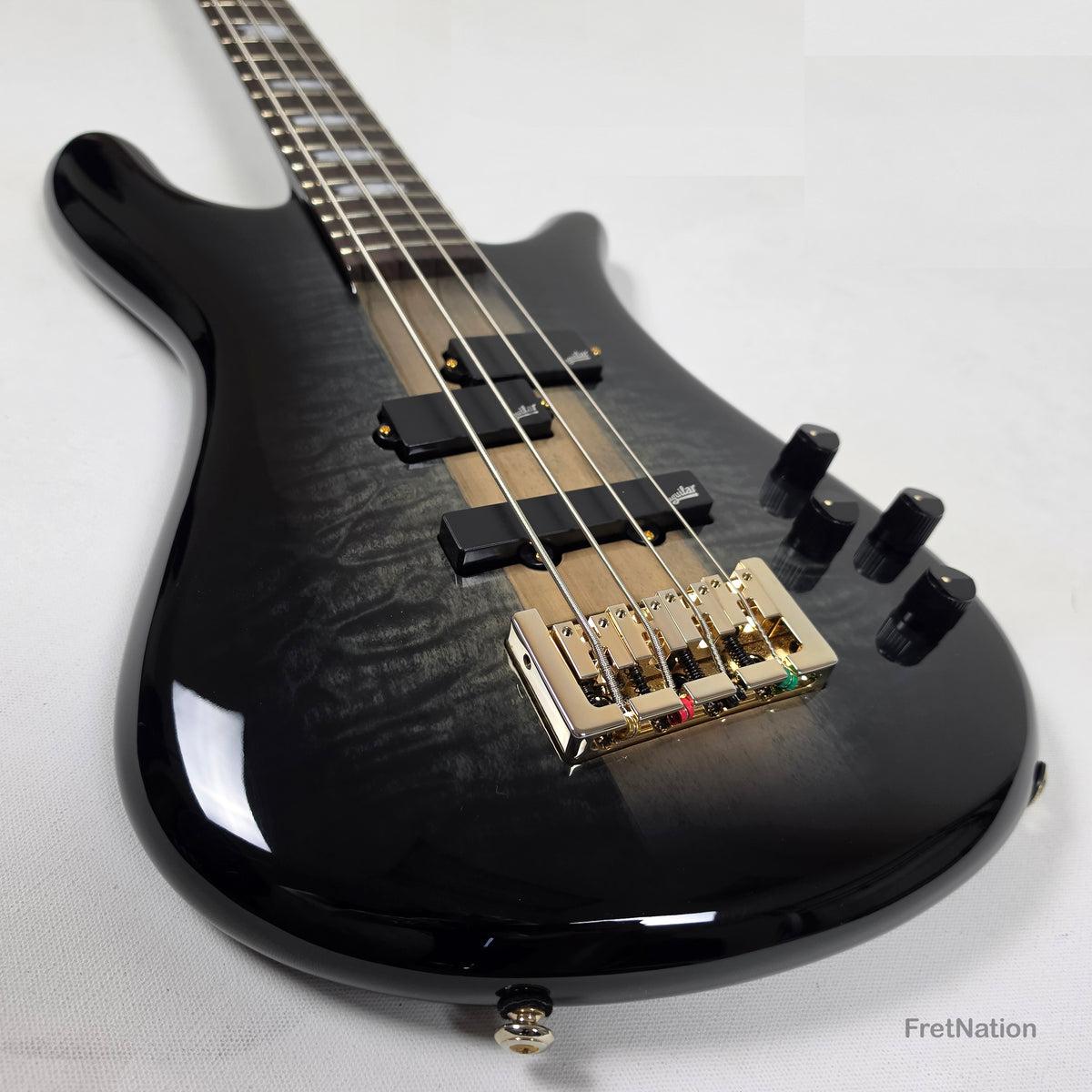 Spector Spector Icon NS-2 Neck-Thru 4-String Bass Black Stain 8.05lbs ICONNS2BLKS CI26051845