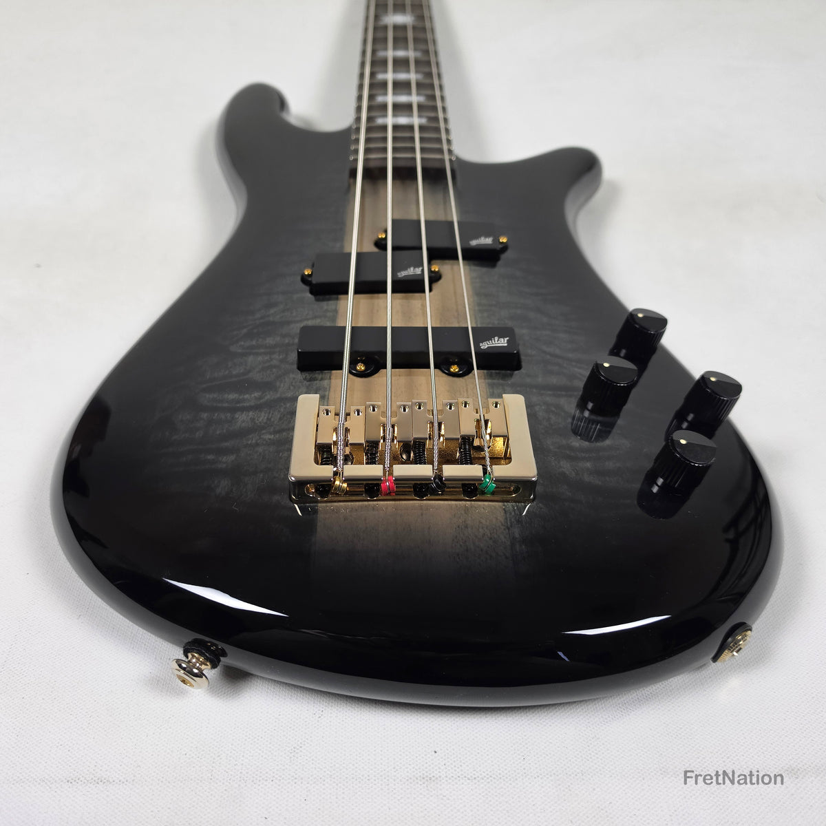 Spector Spector Icon NS-2 Neck-Thru 4-String Bass Black Stain 8.05lbs ICONNS2BLKS CI26051845