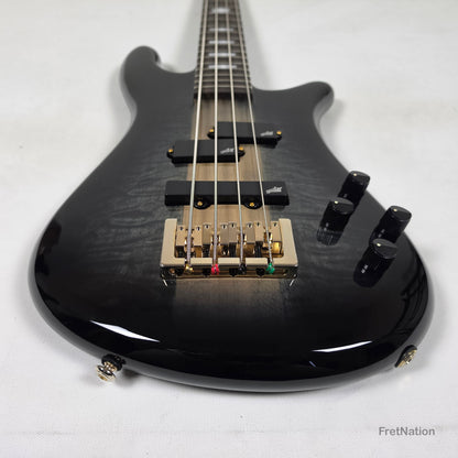 Spector Spector Icon NS-2 Neck-Thru 4-String Bass Black Stain 8.05lbs ICONNS2BLKS CI26051845