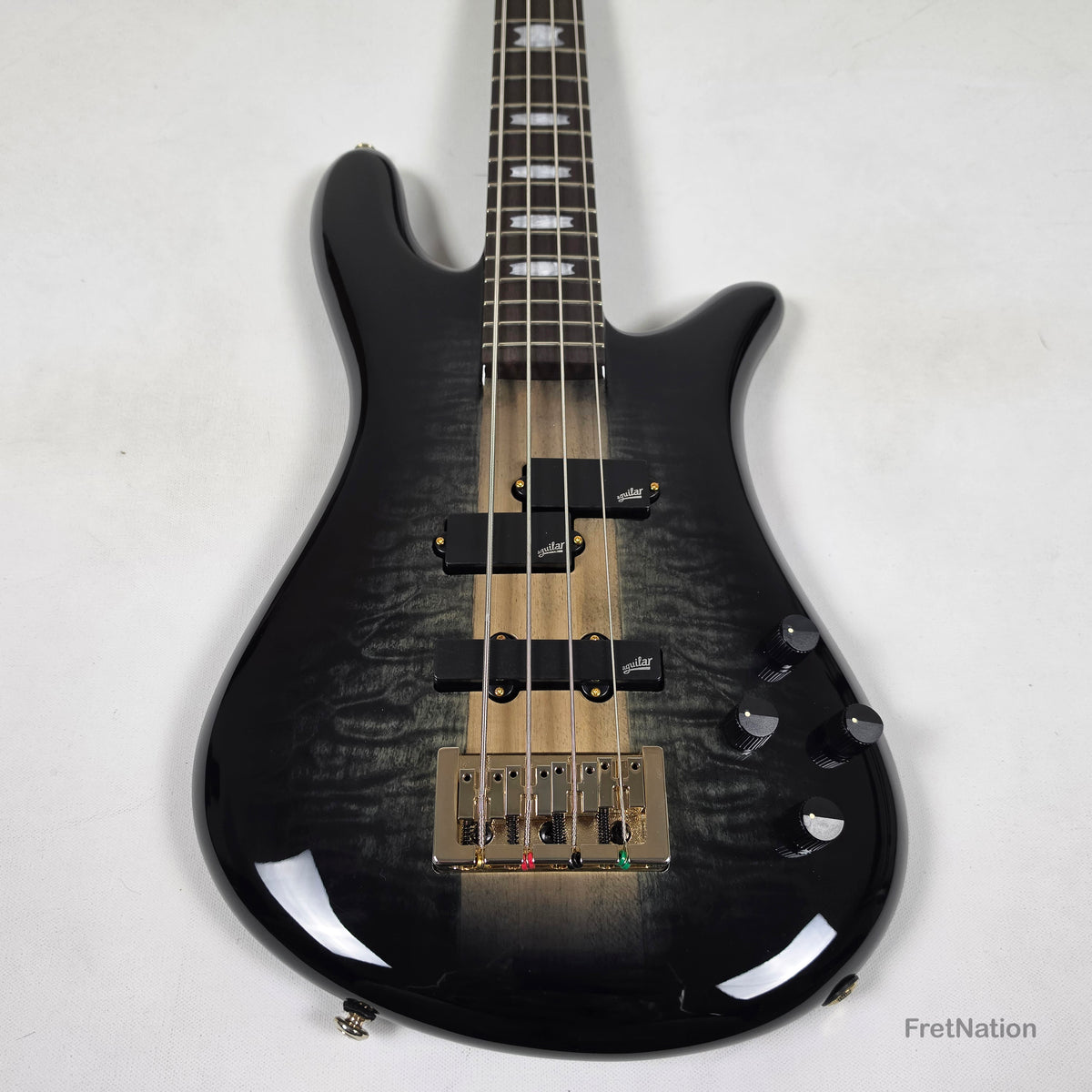 Spector Spector Icon NS-2 Neck-Thru 4-String Bass Black Stain 8.05lbs ICONNS2BLKS CI26051845