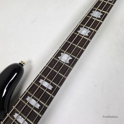 Spector Spector Icon NS-2 Neck-Thru 4-String Bass Black Stain 8.05lbs ICONNS2BLKS CI26051845