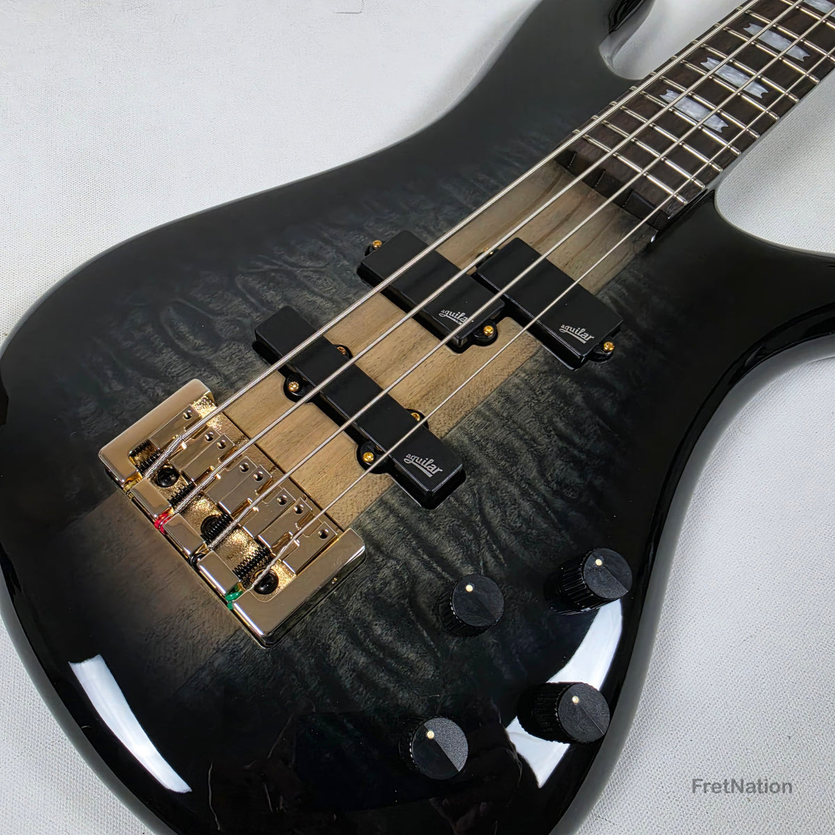 Spector Spector Icon NS-2 Neck-Thru 4-String Bass Black Stain 8.05lbs ICONNS2BLKS CI26051845