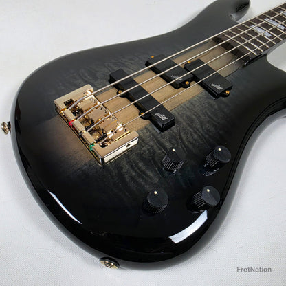 Spector Spector Icon NS-2 Neck-Thru 4-String Bass Black Stain 8.05lbs ICONNS2BLKS CI26051845