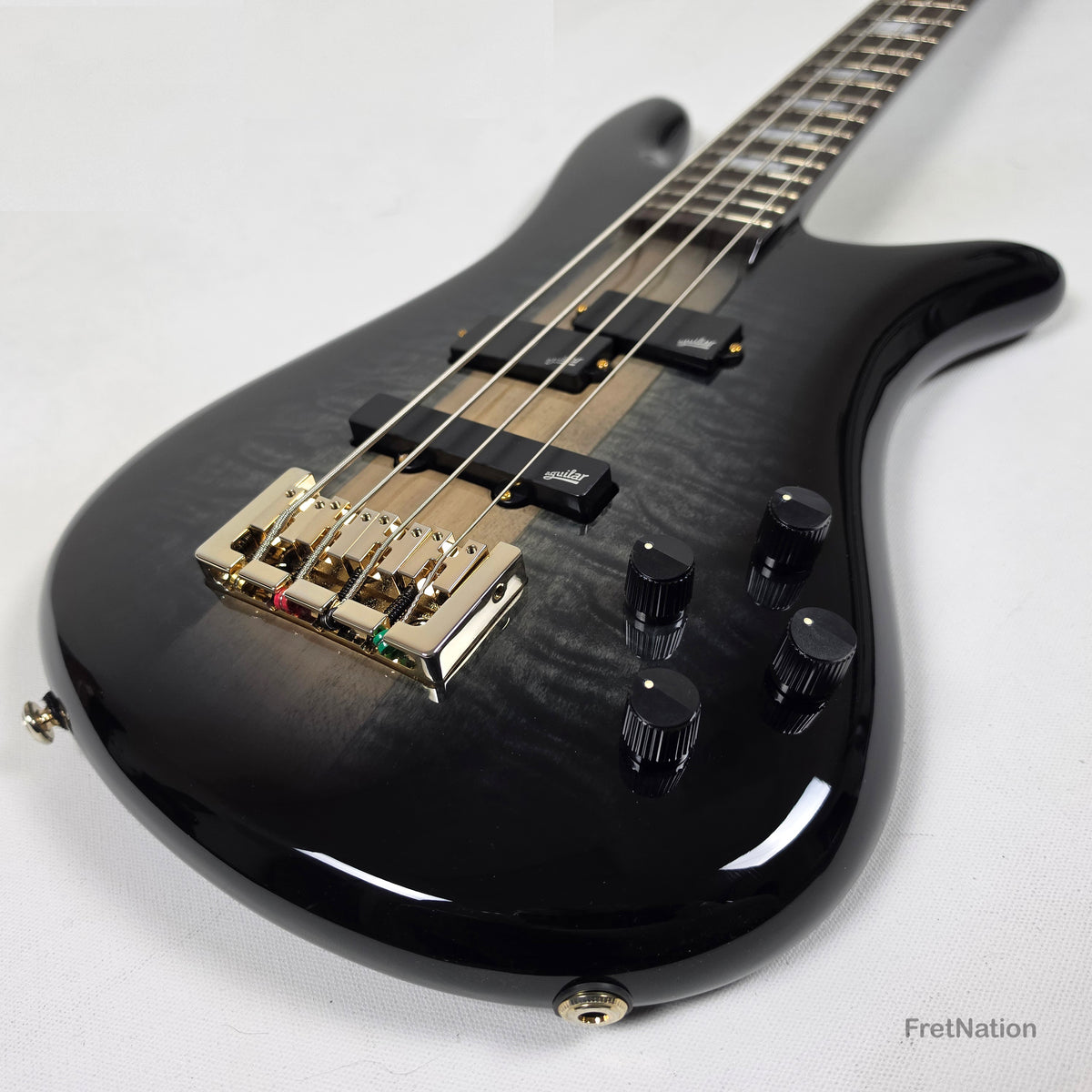 Spector Spector Icon NS-2 Neck-Thru 4-String Bass Black Stain 8.05lbs ICONNS2BLKS CI26051845