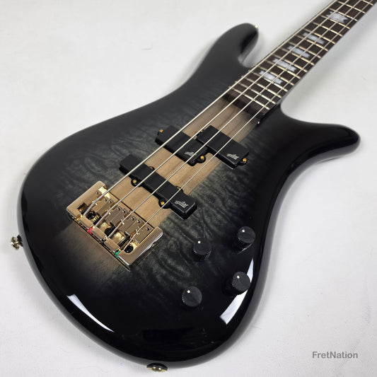 Spector Spector Icon NS-2 Neck-Thru 4-String Bass Black Stain 8.05lbs ICONNS2BLKS CI26051845