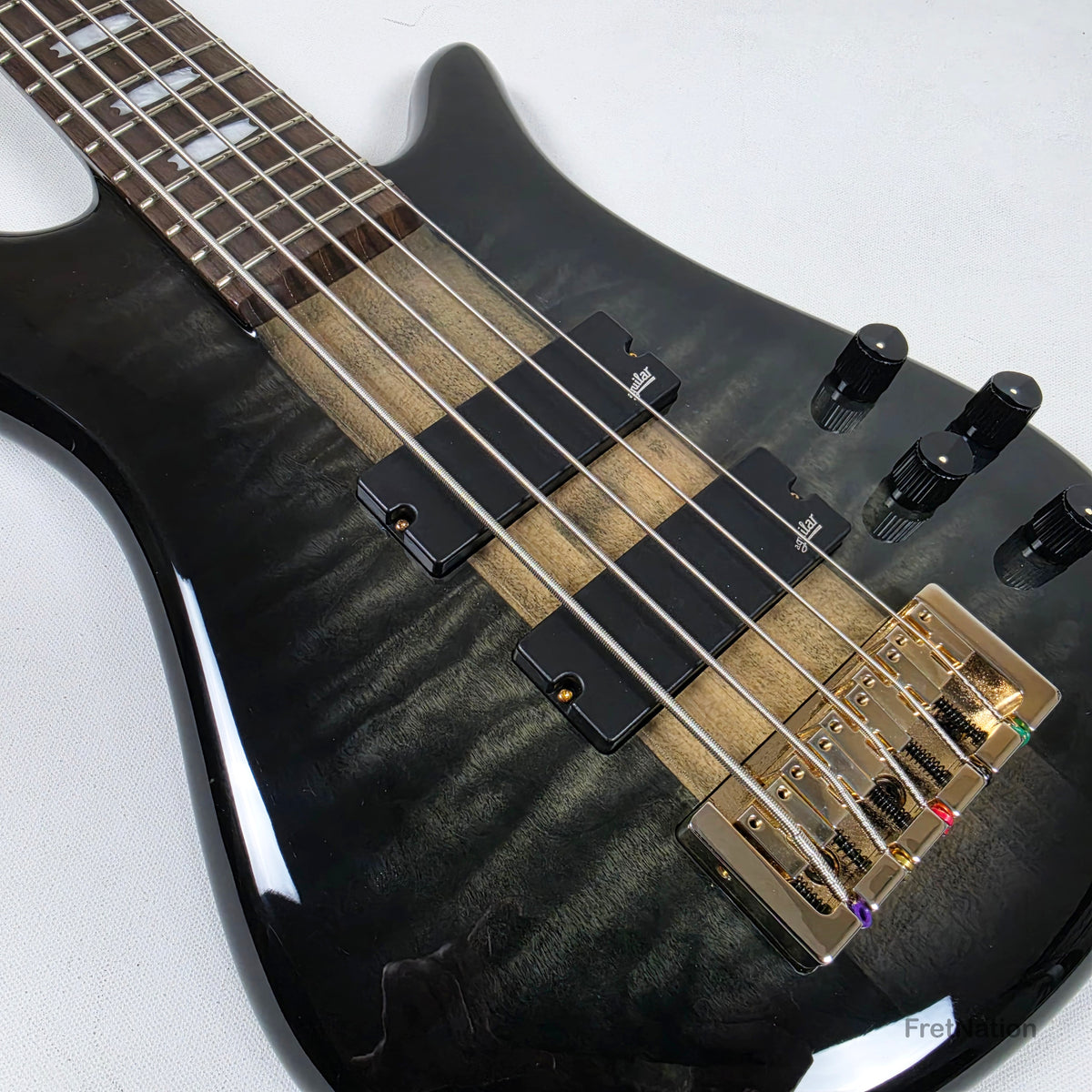 Spector Spector Icon NS-5 Neck-Thru 5-String Bass Black Stain 9.60bs ICONNS5BLKS CI26051696