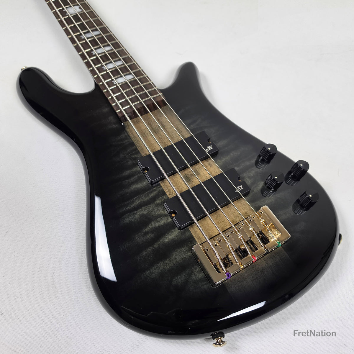 Spector Spector Icon NS-5 Neck-Thru 5-String Bass Black Stain 9.60bs ICONNS5BLKS CI26051696