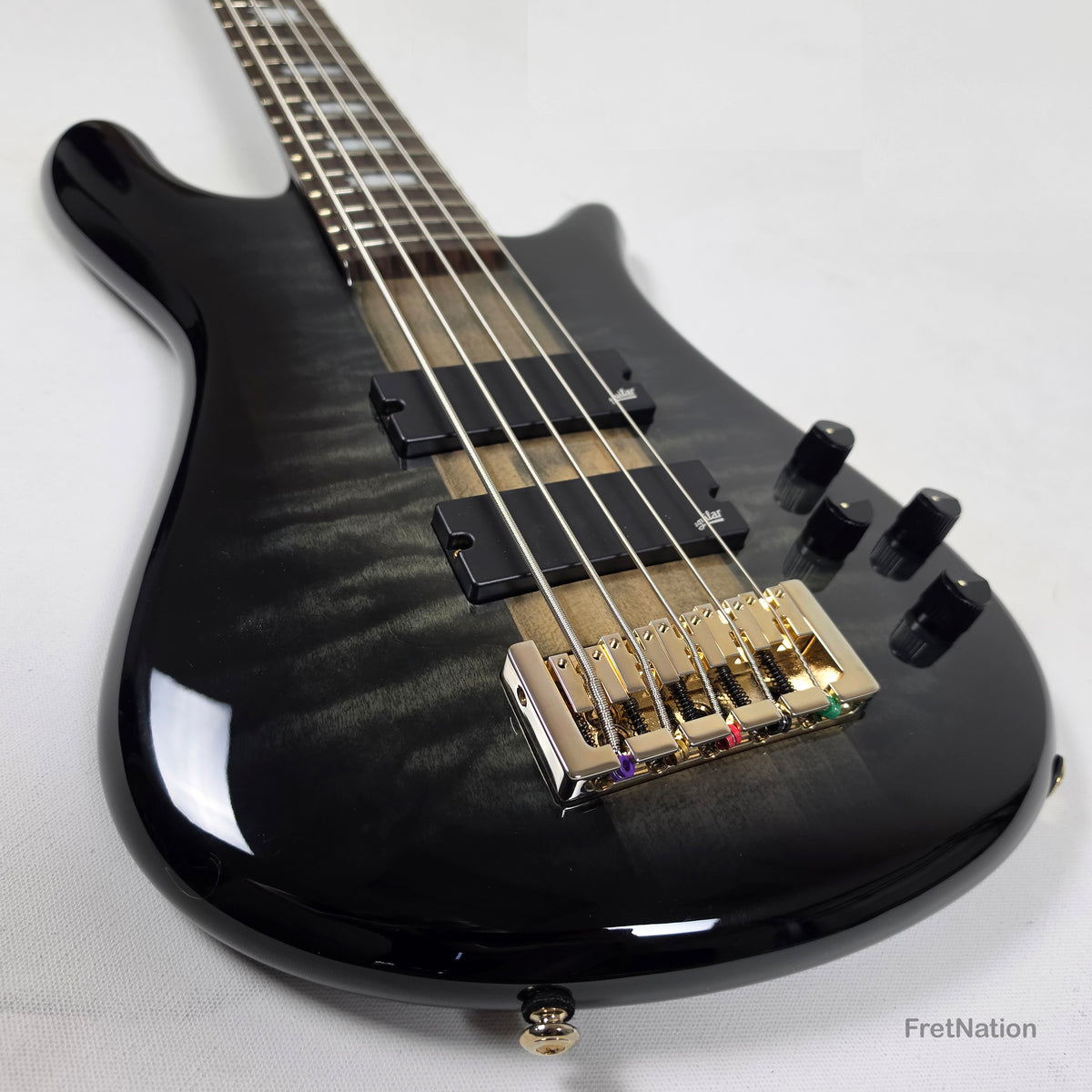 Spector Spector Icon NS-5 Neck-Thru 5-String Bass Black Stain 9.60bs ICONNS5BLKS CI26051696