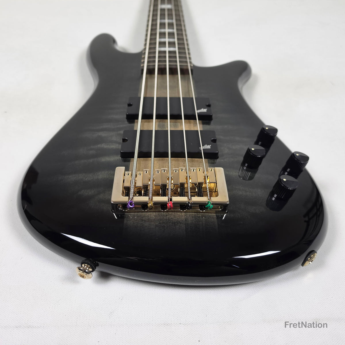 Spector Spector Icon NS-5 Neck-Thru 5-String Bass Black Stain 9.60bs ICONNS5BLKS CI26051696