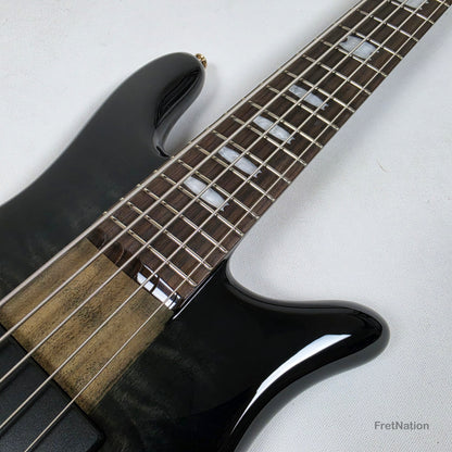 Spector Spector Icon NS-5 Neck-Thru 5-String Bass Black Stain 9.60bs ICONNS5BLKS CI26051696