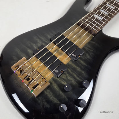Spector Spector Icon NS-5 Neck-Thru 5-String Bass Black Stain 9.60bs ICONNS5BLKS CI26051696